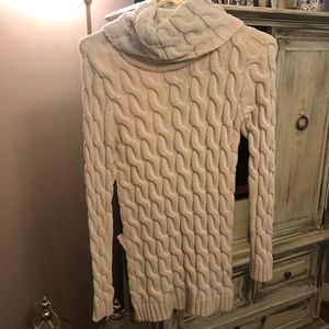 Cream cowl neck sweater